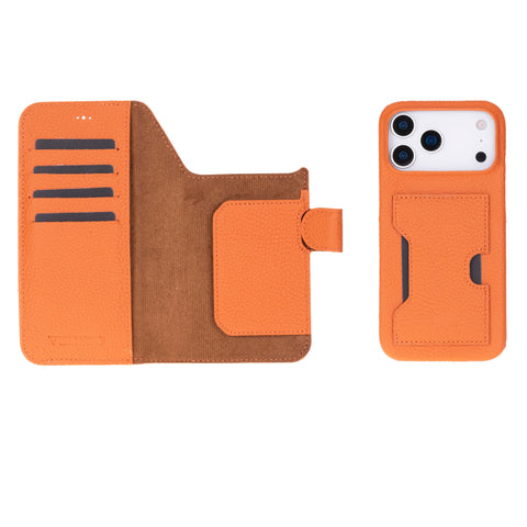 Florence RFID Blocking Leather Wallet Case for iPhone 17 Pro