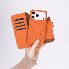 Florence RFID Blocking Leather Wallet Case for iPhone 17 Pro Max