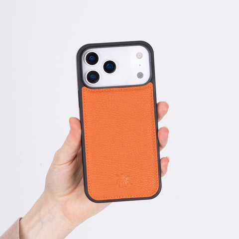 Funda de cuero Lucca Snap On para iPhone 15 Pro