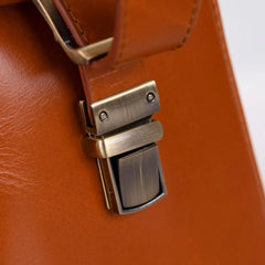 Olympus Leather Business Briefcase / Laptop Case