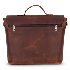 Olympus Leather Business Briefcase / Laptop Case