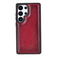 Funda de cuero Lucca Snap On para Samsung Galaxy S24 Ultra