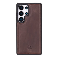 Funda de cuero Lucca Snap On para Samsung Galaxy S24 Ultra