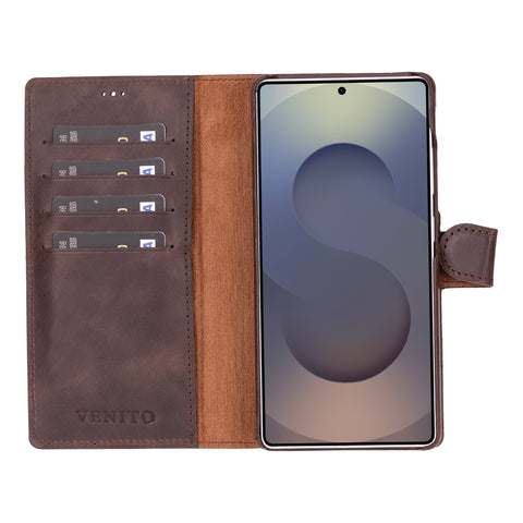 Florence RFID Blocking Leather Wallet Case for Samsung Galaxy S25 Ultra