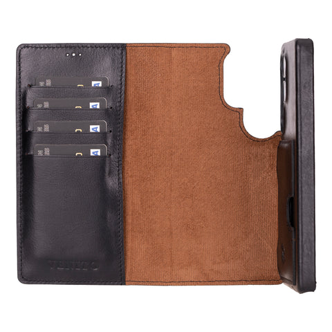 Florence RFID Blocking Leather Wallet Case for Samsung Galaxy S25 Ultra