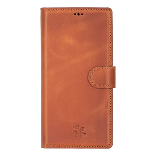 Florence - Funda tipo cartera de piel con bloqueo RFID para Samsung Galaxy S24 Ultra