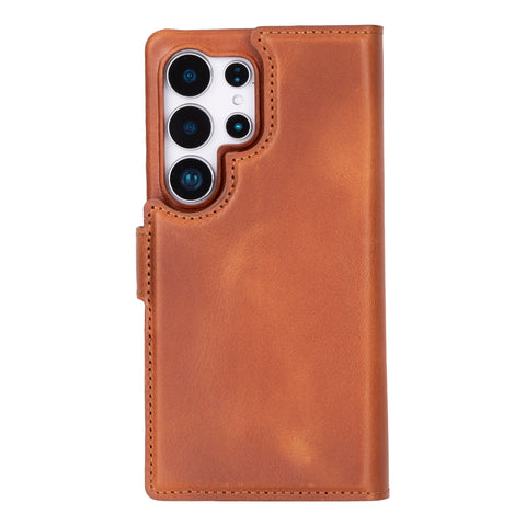 Florence RFID Blocking Leather Wallet Case for Samsung Galaxy S25 Ultra