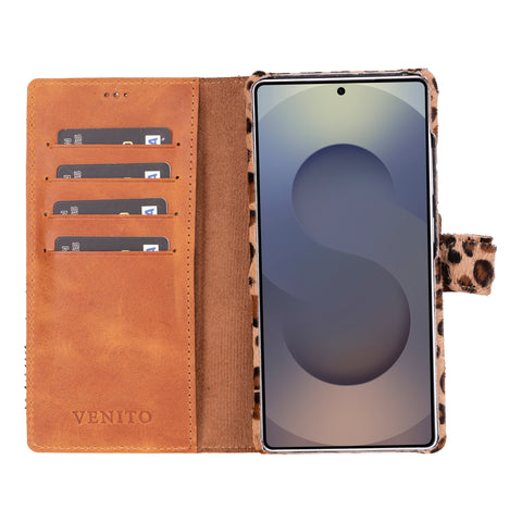 Florence RFID Blocking Leather Wallet Case for Samsung Galaxy S25 Ultra