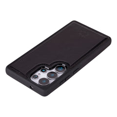 Funda de cuero Lucca Snap On para Samsung Galaxy S24 Ultra