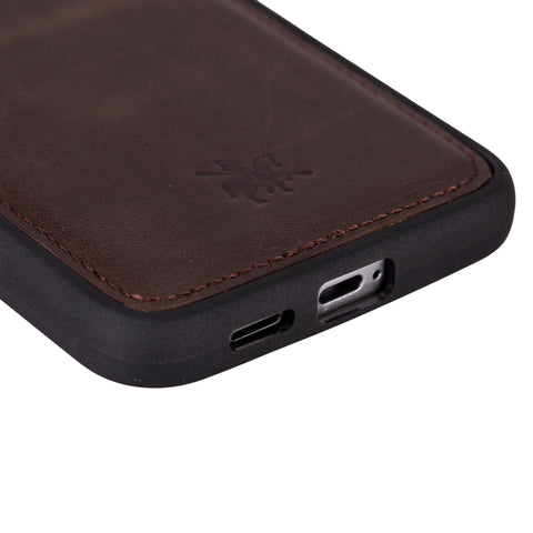 Funda de cuero Lucca Snap On para Samsung Galaxy S24 Plus