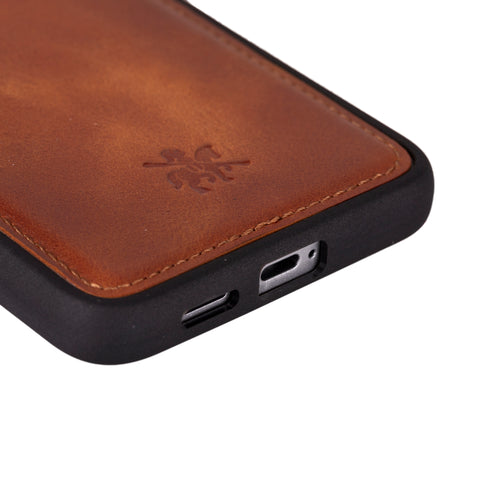 Funda de cuero Lucca Snap On para Samsung Galaxy S24