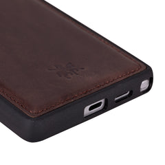 Funda de cuero Lucca Snap On para Samsung Galaxy S24 Ultra