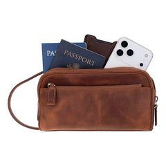 Travero Leather Dopp Kit