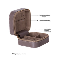 Amanda Leather Jewelry Box