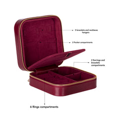 Amanda Leather Jewelry Box