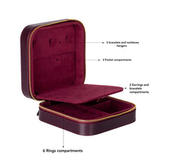 Amanda Leather Jewelry Box