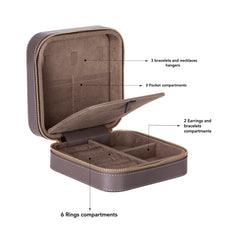 Amanda Leather Jewelry Box