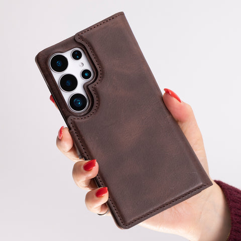 Florence RFID Blocking Leather Wallet Case for Samsung Galaxy S25 Ultra