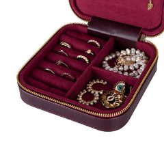 Amanda Leather Jewelry Box