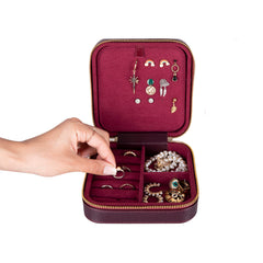 Amanda Leather Jewelry Box
