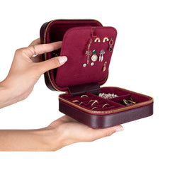 Amanda Leather Jewelry Box