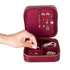 Amanda Leather Jewelry Box