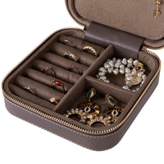 Amanda Leather Jewelry Box