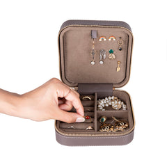 Amanda Leather Jewelry Box