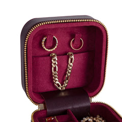 Amanda Leather Jewelry Box