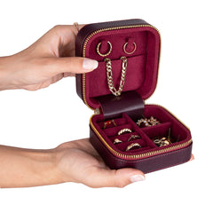 Amanda Leather Jewelry Box