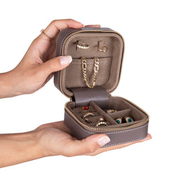 Amanda Leather Jewelry Box