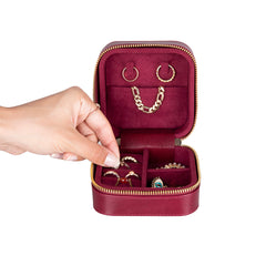Amanda Leather Jewelry Box