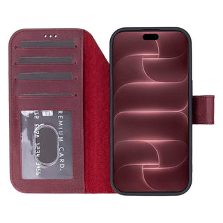 Magic iPhone 18 Pro Leather Detachable Wallet Case