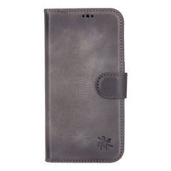 Funda tipo billetera de cuero con bloqueo RFID Florence para iPhone 15 Pro