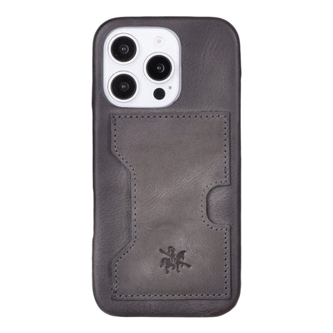 Funda tipo billetera de cuero con bloqueo RFID Florence para iPhone 15 Pro