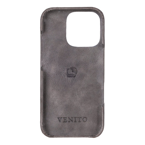 Funda tipo billetera de cuero con bloqueo RFID Florence para iPhone 15 Pro