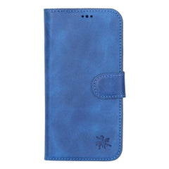 Funda tipo billetera de cuero con bloqueo RFID Florence para iPhone 15 Pro