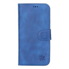 Funda tipo billetera de cuero con bloqueo RFID Florence para iPhone 15 Pro