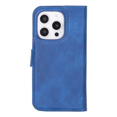 Funda tipo billetera de cuero con bloqueo RFID Florence para iPhone 15 Pro