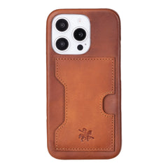Funda tipo billetera de cuero con bloqueo RFID Florence para iPhone 15 Pro