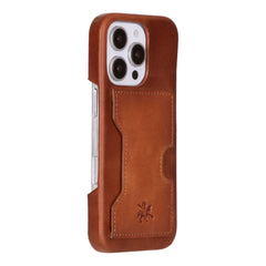 Funda tipo billetera de cuero con bloqueo RFID Florence para iPhone 15 Pro