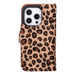 Funda tipo billetera de cuero con bloqueo RFID Florence para iPhone 15 Pro