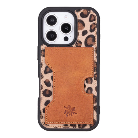 Funda tipo billetera de cuero con bloqueo RFID Florence para iPhone 15 Pro