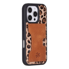 Funda tipo billetera de cuero con bloqueo RFID Florence para iPhone 15 Pro