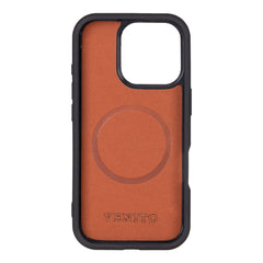Funda tipo billetera de cuero con bloqueo RFID Florence para iPhone 15 Pro