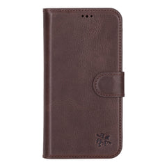 Funda tipo billetera de cuero con bloqueo RFID Florence para iPhone 15