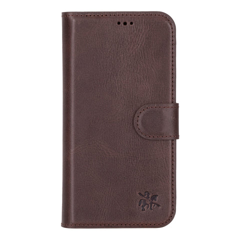 Funda tipo billetera de cuero con bloqueo RFID Florence para iPhone 15