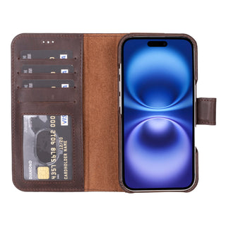 Florence RFID Blocking Leather Wallet Case for iPhone 16