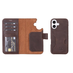 Florence RFID Blocking Leather Wallet Case for iPhone 16