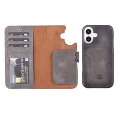 Florence RFID Blocking Leather Wallet Case for iPhone 16